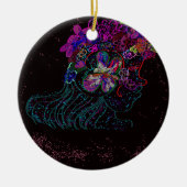 Butterfly Princess Keramisch Ornament (Voorkant)