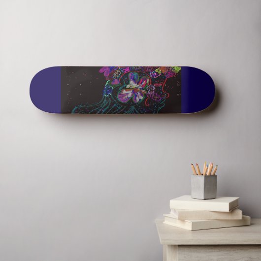 Butterfly Princess Skateboard (Art mural (Horz))