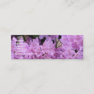 Butterfly-profielkaart Mini Visitekaartje