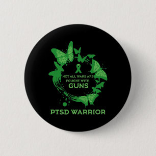 Butterfly PTSS Quote Depressie Preventie US Army Ronde Button 5,7 Cm
