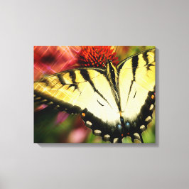 Butterfly Quad Canvas Wrap Afdruk