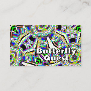 Butterfly Quest ( u kunt de woorden wijzigen ) Visitekaartje