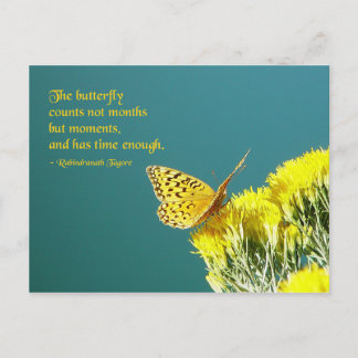 Butterfly Quote Briefkaart