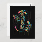 Butterfly Rain Briefkaart (Voorkant / Achterkant)