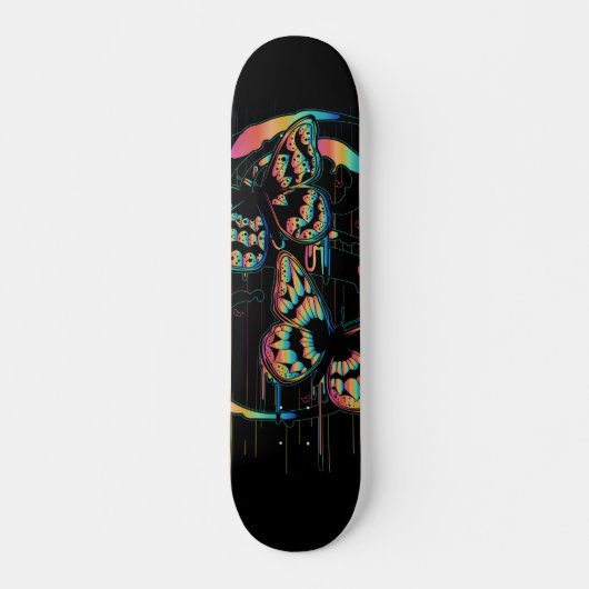Butterfly Rain Skateboard (Voorkant)