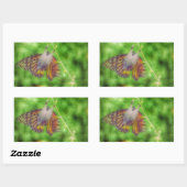 Butterfly Rechthoekige Sticker (Vel)