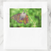 Butterfly Rechthoekige Sticker (Tas)