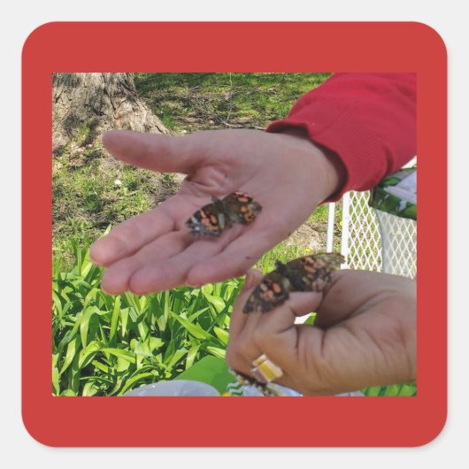 Butterfly Release Sticker (Voorkant)