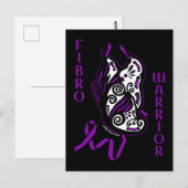 Butterfly/Ribbon...Fibro Briefkaart (Voorkant / Achterkant)