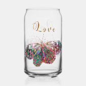 Butterfly Rising 2 Blikvorm Glas (Achterkant)