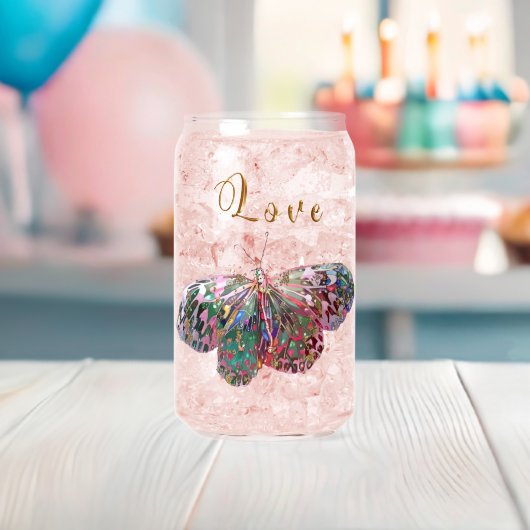 Butterfly Rising 2 Blikvorm Glas (Insitu (Baby Shower))