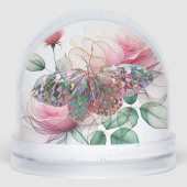 Butterfly Rising Snow Wereldbol Sneeuwbol (Voorkant)