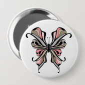 Butterfly Ronde Button 4,0 Cm (Voorkant /achterkant)
