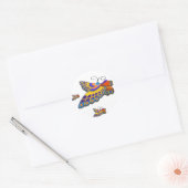 Butterfly Ronde Sticker (Envelop)