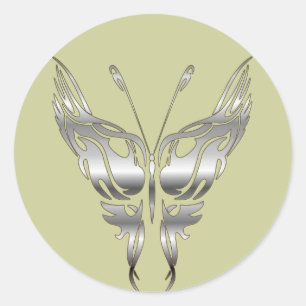 Butterfly Ronde Sticker