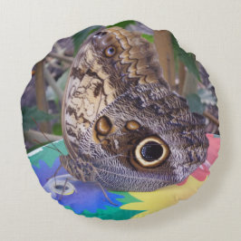 Butterfly Round Pillow Rond Kussen