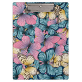 Butterfly roze en blauwe hive | Klembord voor vlin (Voorkant)