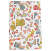 Butterfly roze groen medium cadeauzakje (Voorkant)