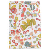 Butterfly roze groen medium cadeauzakje (Achterkant)