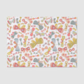 Butterfly roze groen tissuepapier (Voorkant)