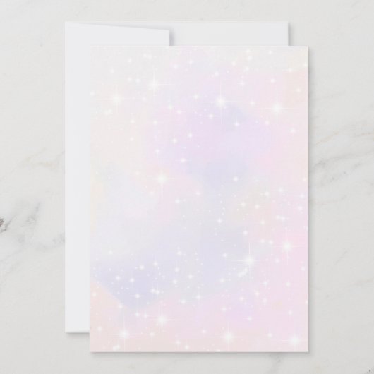 Butterfly Roze Meisje Baby shower Invitation Kaart (Achterkant)