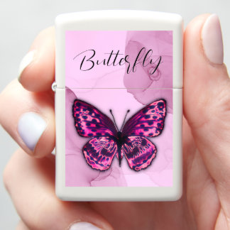 Butterfly roze Zippo Lighter