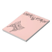 Butterfly Rozen Notitieblok (Gedraaid)