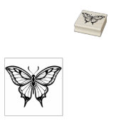 Butterfly Rubber Stempel (Gestempeld)