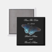 Butterfly Save the Date magneet (Voorkant / Achterkant)