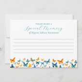 Butterfly Share a Memory Kaart (Voorkant)