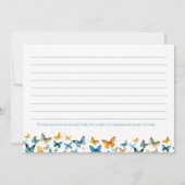 Butterfly Share a Memory Kaart voor Memorial Servi (Achterkant)