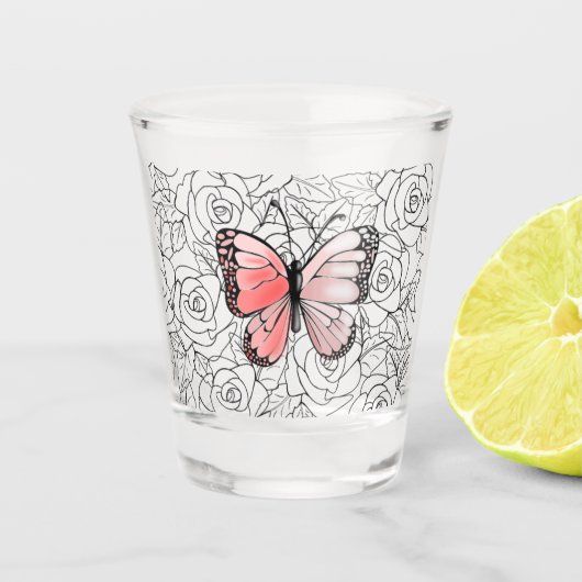 Butterfly Shot Glass Glas (Voorkant)