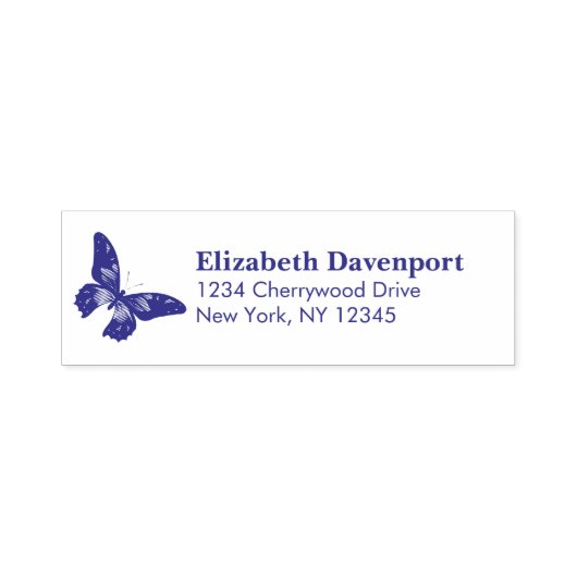 Butterfly Silhouette Zelfinktende Stempel (Design)