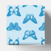 Butterfly sketch, cerulean and sky blue bedankdoosjes (Bovenkant)