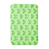 Butterfly sketch, kalkgroen badmat (Voorkant Verticaal)