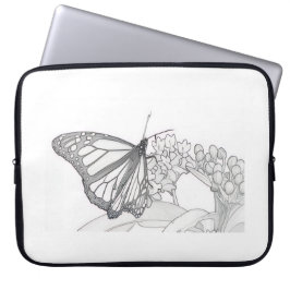 Butterfly Sketch Laptop Sleeve