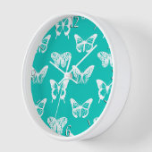 Butterfly sketch, turquoise en white (Hoek)