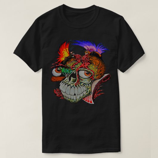 BUTTERFLY SKULL Classic TShirt (Design voorkant)