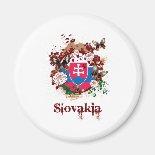 Butterfly Slowakije Magneet (Voorkant)