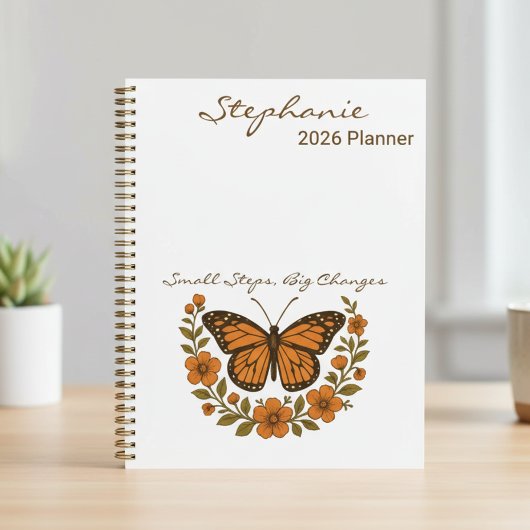 Butterfly Small Steps Big Changes Planner
