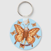 Butterfly Sock Monkey sleutelhanger (Voorkant)