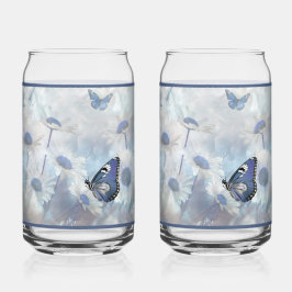 Butterfly Soda Glass Blikvorm Glas