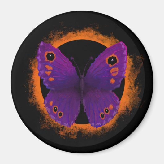 Butterfly Soular Eclipse Magnet Magneet (Voorkant)