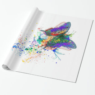 Butterfly spits cadeaupapier