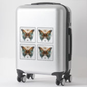 Butterfly Steampunk Metal Gear vlinders Sticker (Koffer)