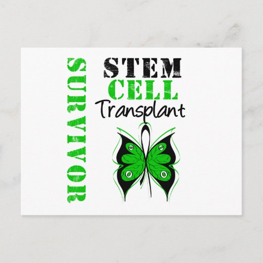 Butterfly - Stem Cell Transplant Survivor Briefkaart (Voorkant)