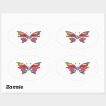 Butterfly-stickers