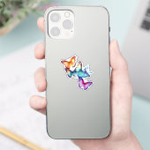 Butterfly-stickers Sticker (Telefoon)