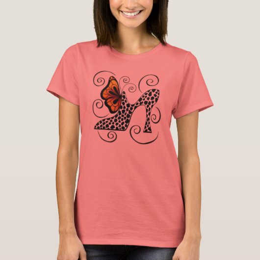 Butterfly Stiletto T-shirt (Voorkant)