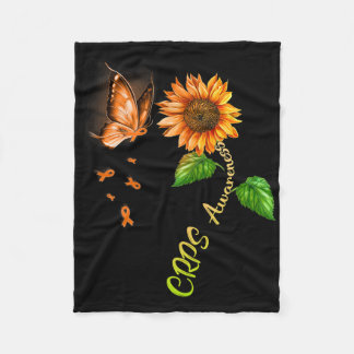 Butterfly Sunflower Crps Bewustzijn 1 Fleece Deken